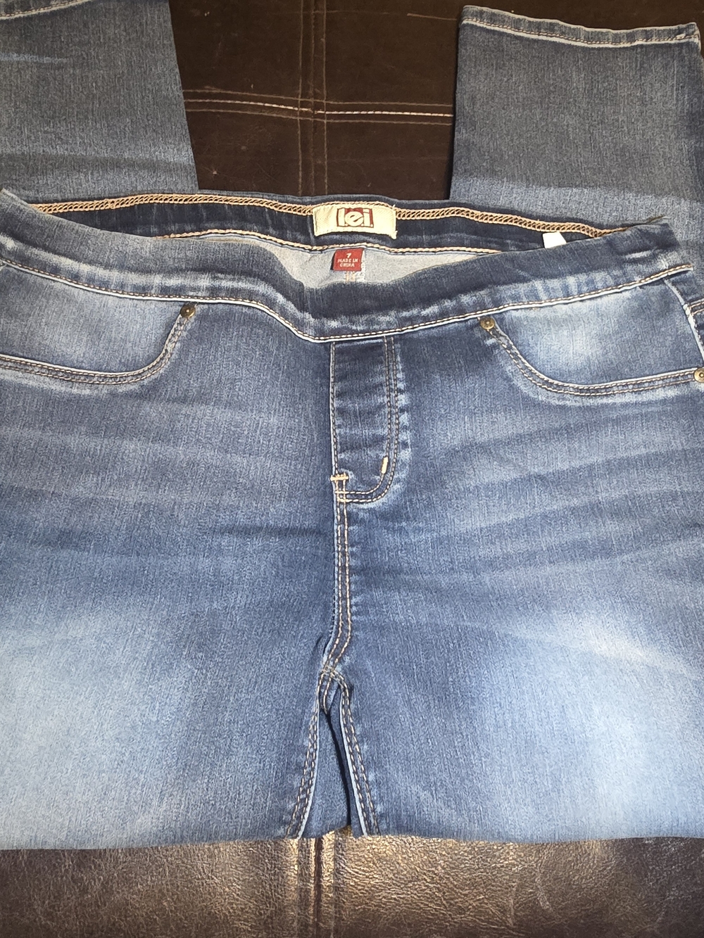 Lei Women's Blue Stretch Denim Jeans